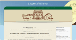 Desktop Screenshot of bauerncafe-ellerhof.de